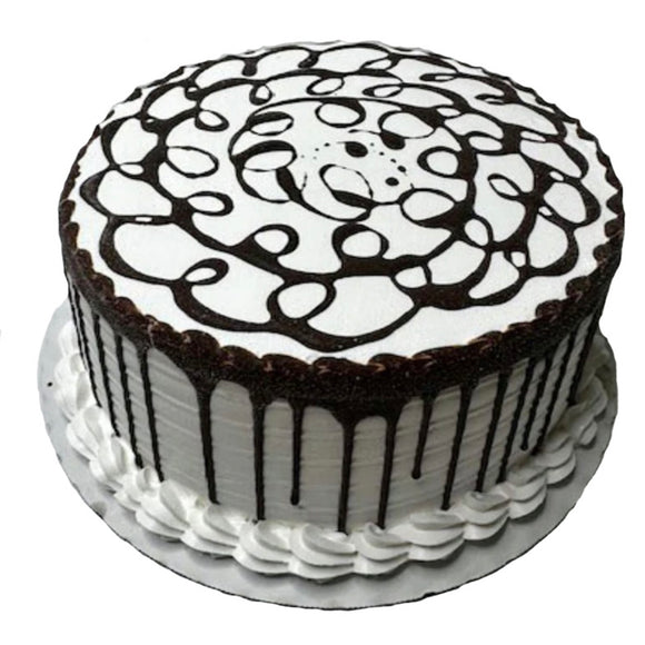 Toasted Almond & Mocha Fudge Ice Cream Cake